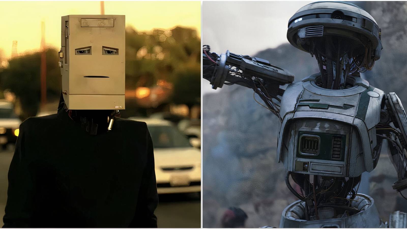 Sheldon in I’m Here and L3-37 in Solo A Star Wars Story