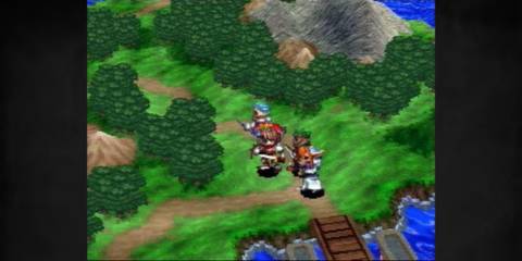 Shining Force III exploring the map