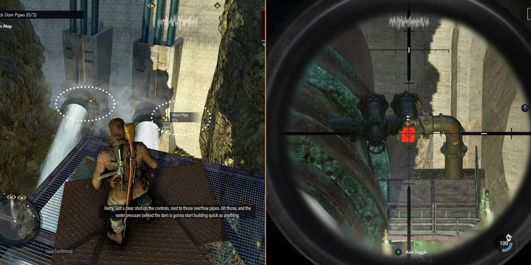 Shooting Dam Controls Mission 1 Sniper Elite Resistance-1