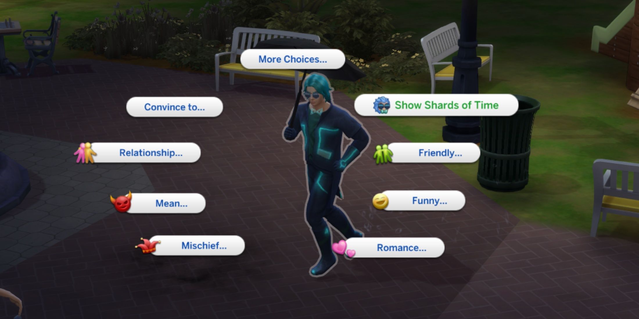 Show Emit the Shards of Time the sims 4