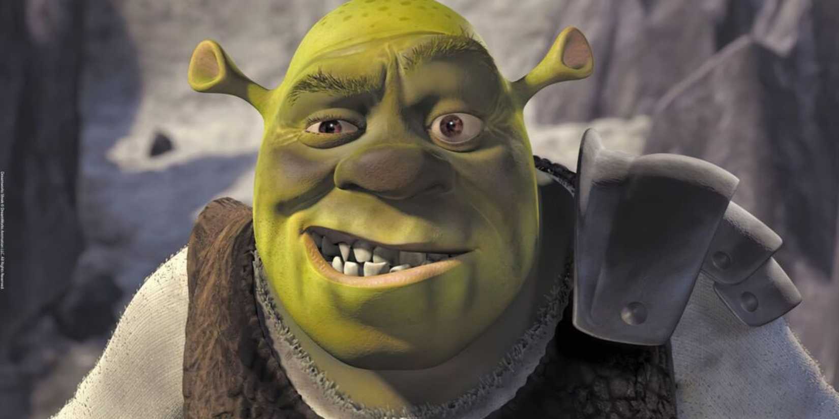 Shrek in the original movie.