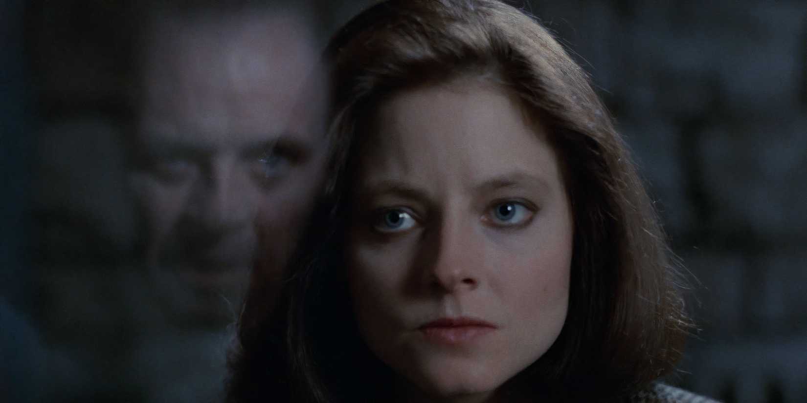  Hannibal reflected onto Clarice in Silence Of The Lambs