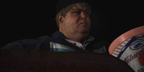 Silent Hill 2 Eddie eating ice cream in theatre