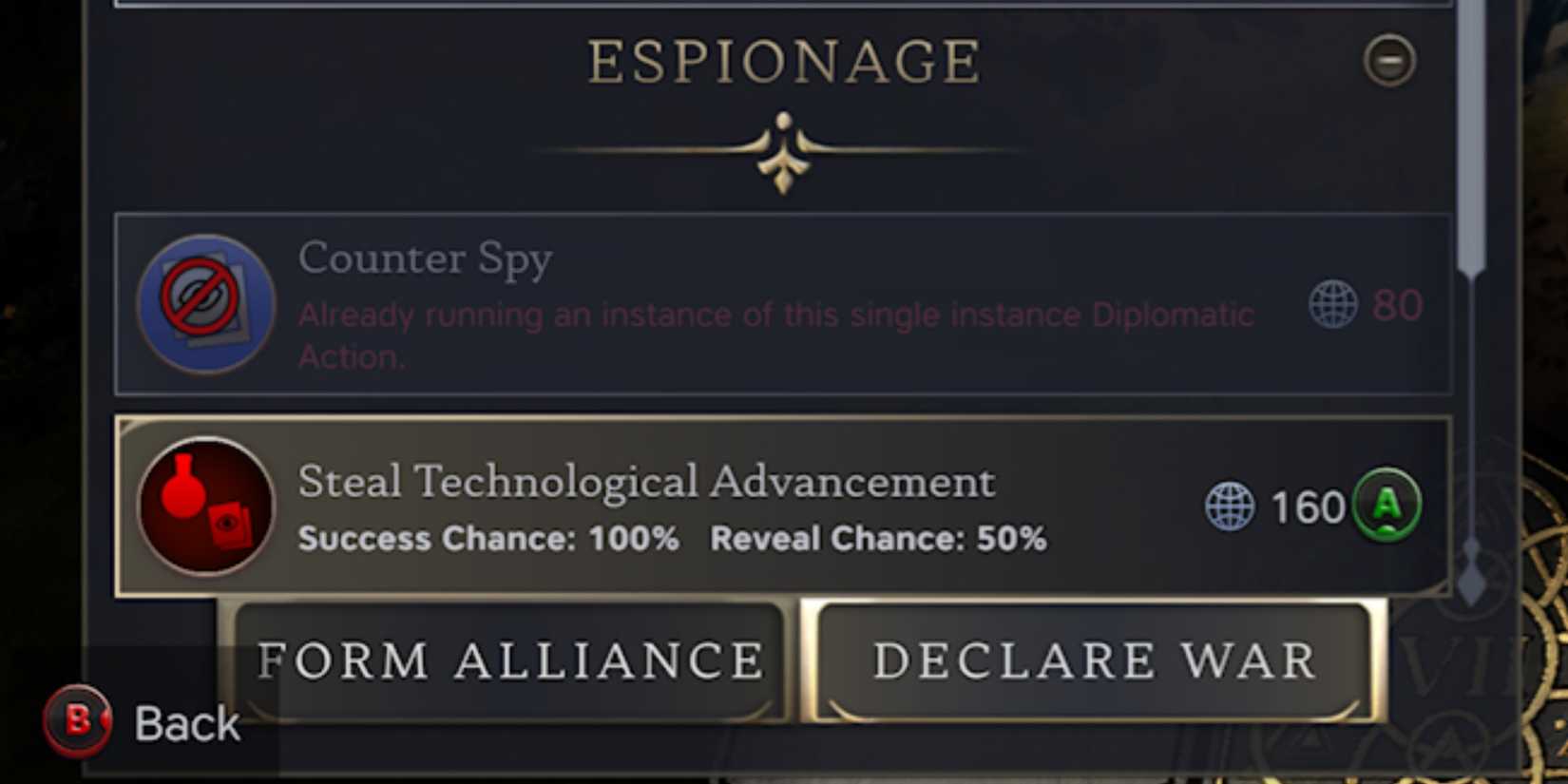 single instance actions civ 7