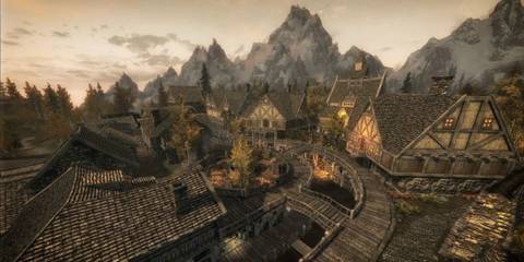 Riften using new 2K textures