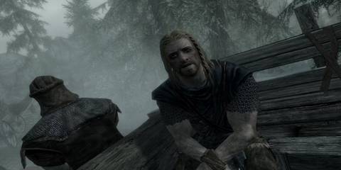 Intro scene in carriage where player is a prisoner
