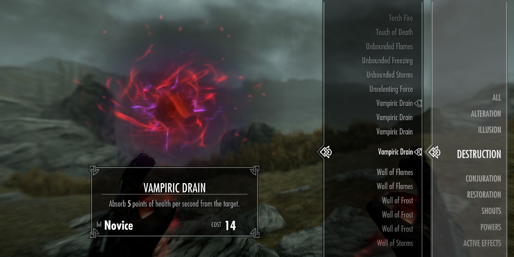 Skyrim - Vampiric Drain