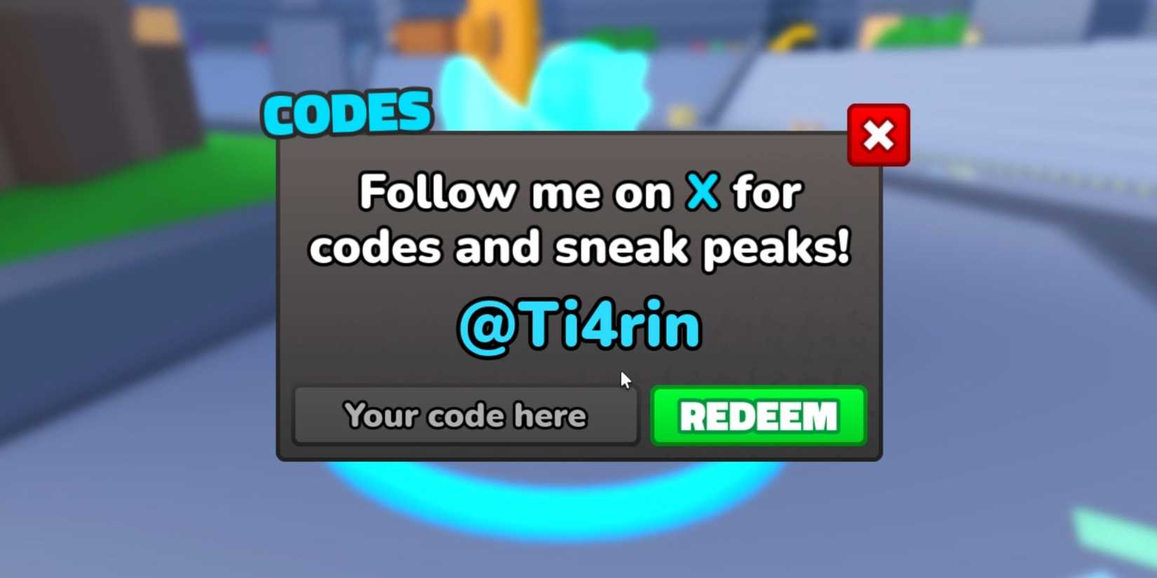 Slime Crushers the codes tab