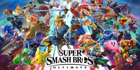 smash bros title screen