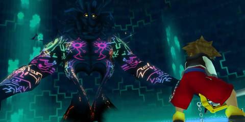 Sora's Heartless in its Neo Darkside form.