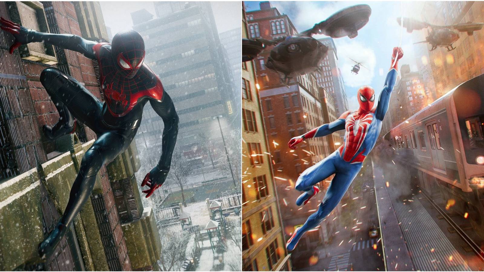 spider-man miles morales and peter parker