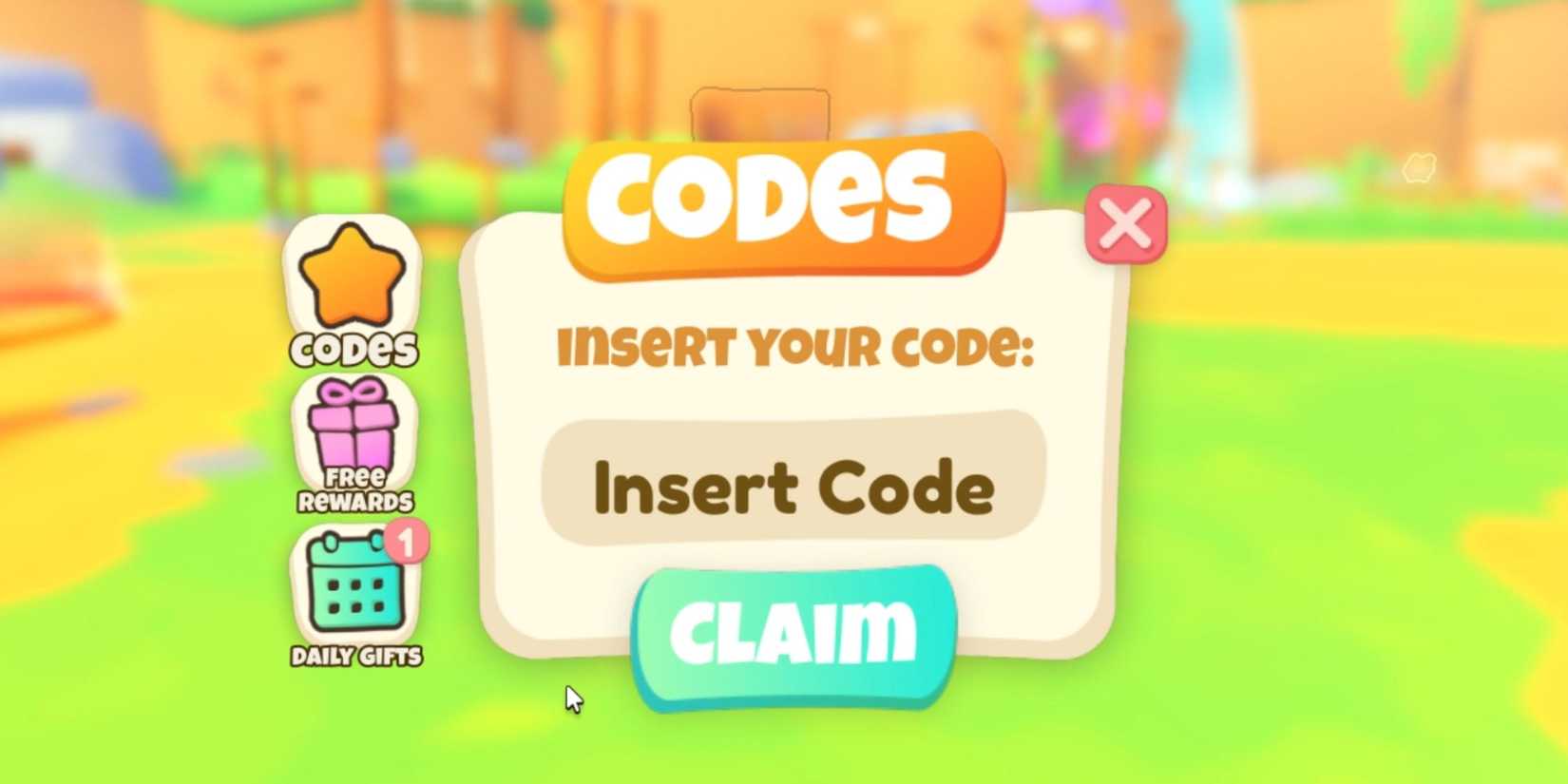 Squishy Warriors the codes tab