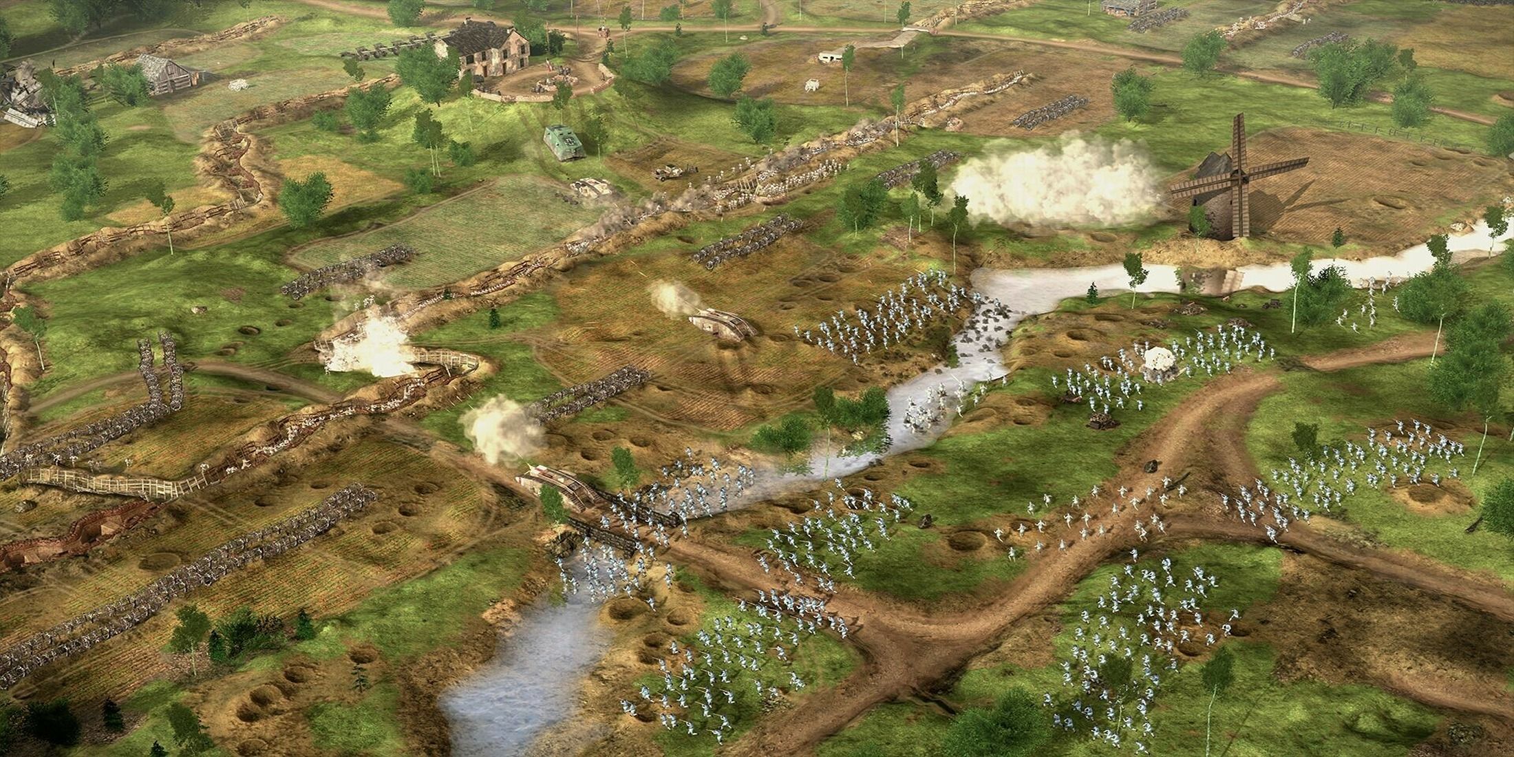 steam screenshot, army charging across a field