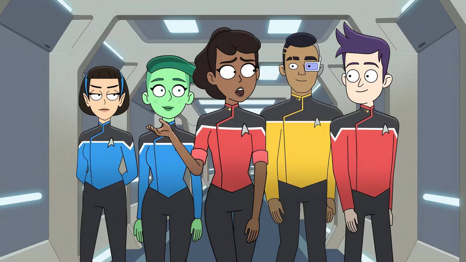 star trek lower decks main characters