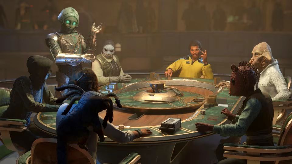 Star Wars Outlaws Wild Card DLC Lando Sabacc