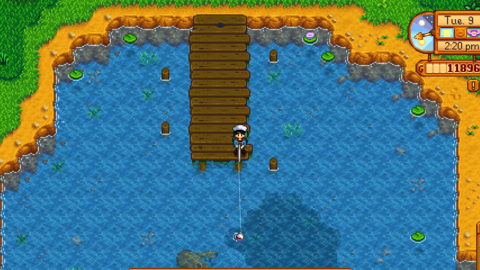 stardew valley player walk on water stuck