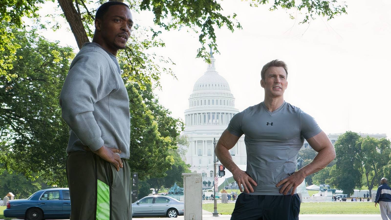 Steve Rogers and Sam Wilson 