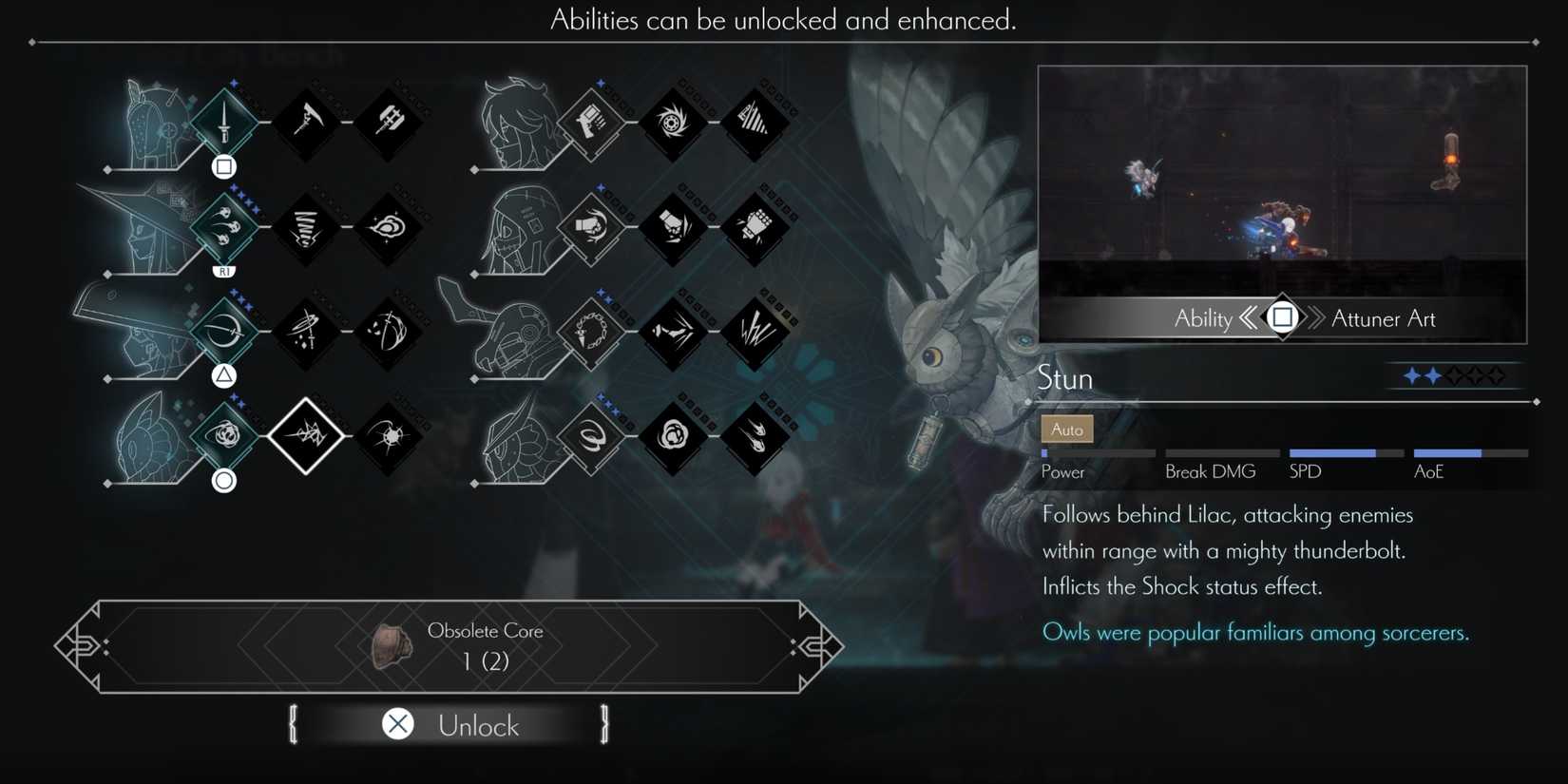 Stun ability in Ender Magnolia Bloom in the Mist