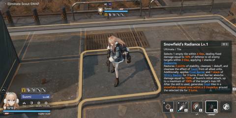 Suomi gameplay from Girls' Frontline 2: Exilium