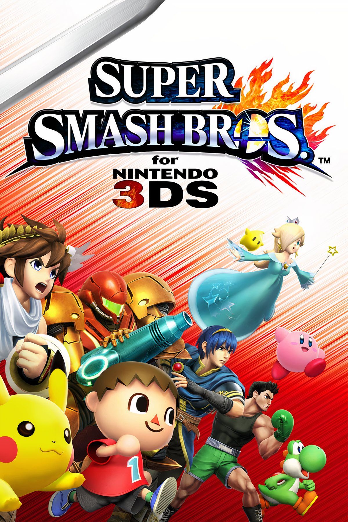 Super Smash Bros. for 3DS Tag Page Cover Art