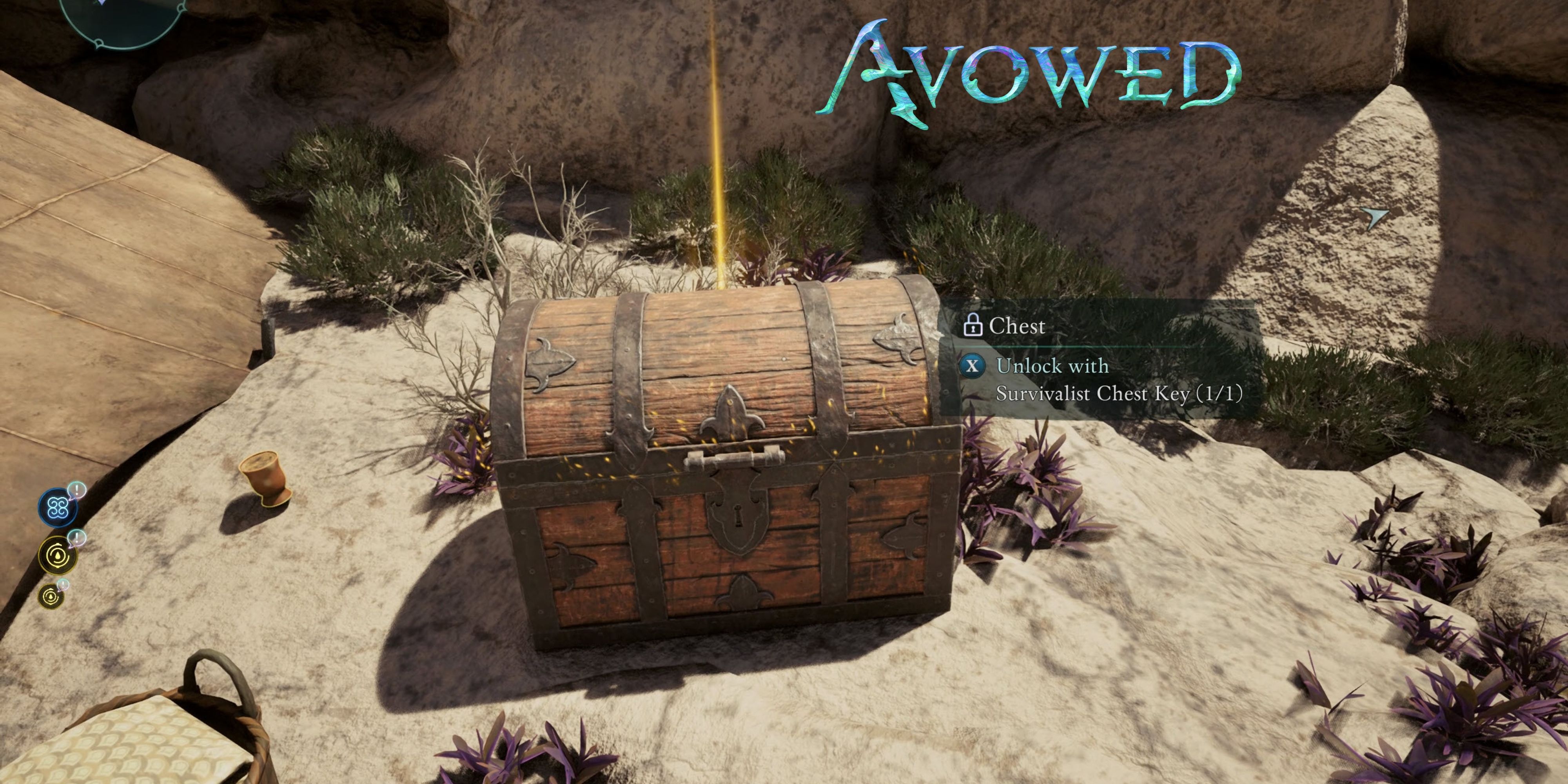 Avowed: Survivalist Chest Key Location In Shatterscarp