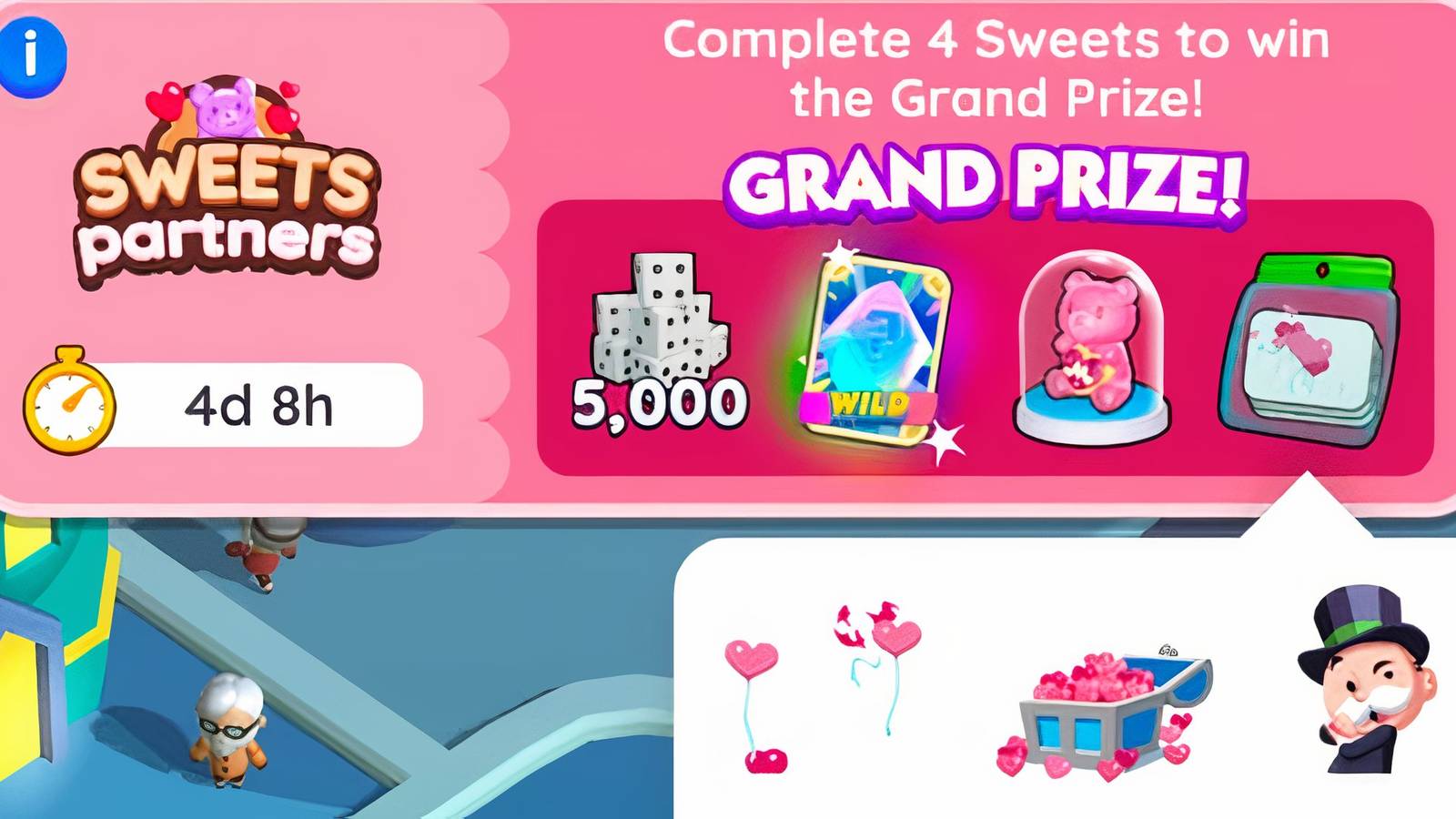 sweet partners monopoly go 