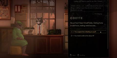 Tails Noir questioning Odette