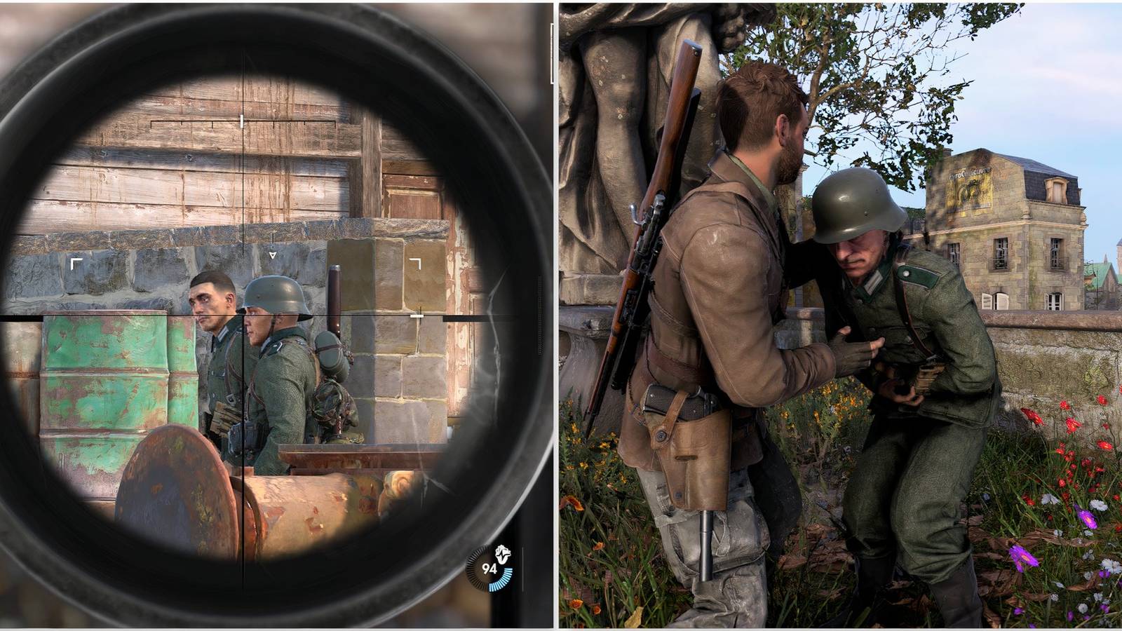 Taking Nazis down with headshots and melee kills in Sniper Elite Resistance