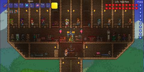 Terraria tower housing NPCs