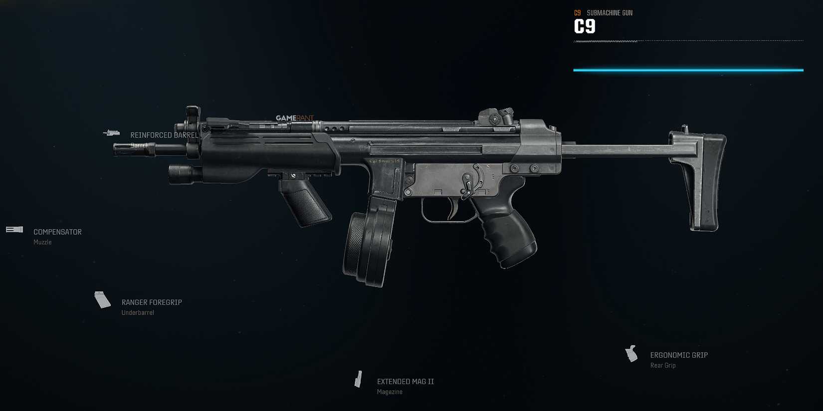 the best C9 attachments and loadout for Warzone 