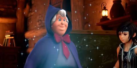 The Fairy Godmother appears in Radiant Garden.