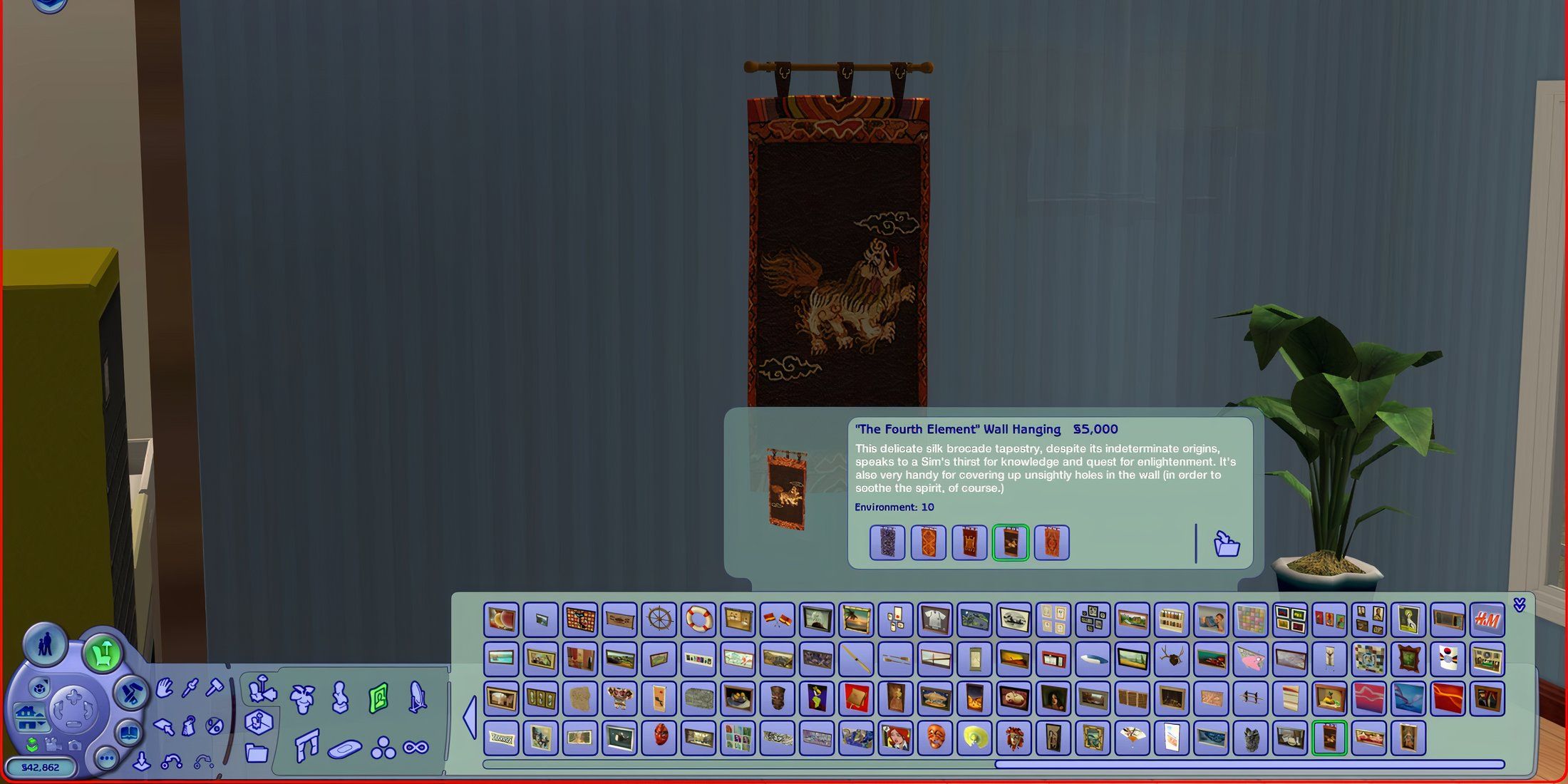 The Fourth Element Wall Hanging in the Sims 2