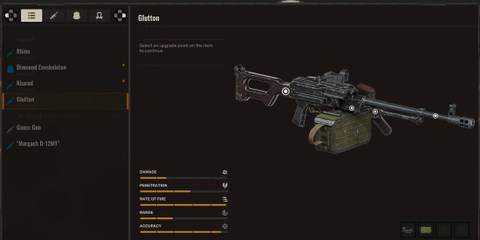 The Glutton Unique LMG Stats Stalker 2