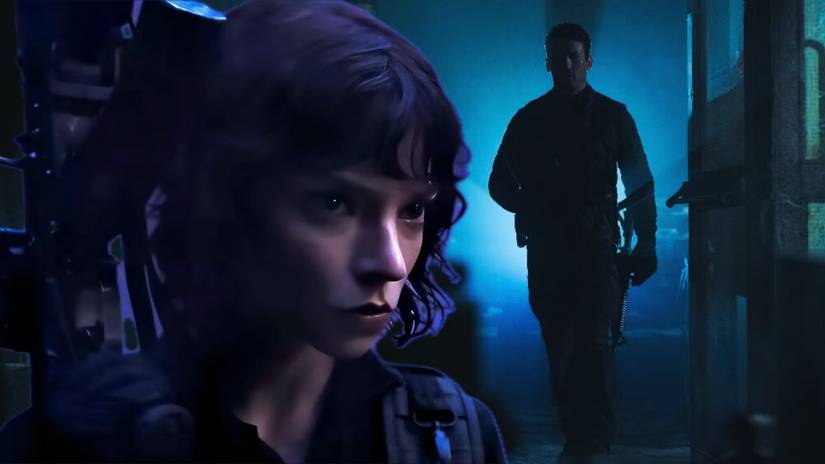 Anya Taylor-Joy Miles Teller in The Gorge