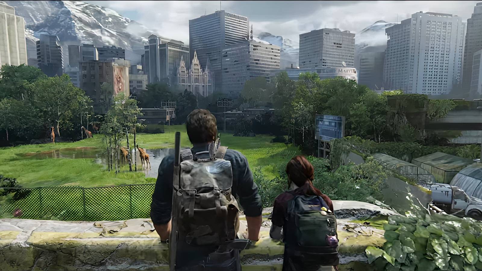 The Last of Us fan recreates giraffe scene with LEGO