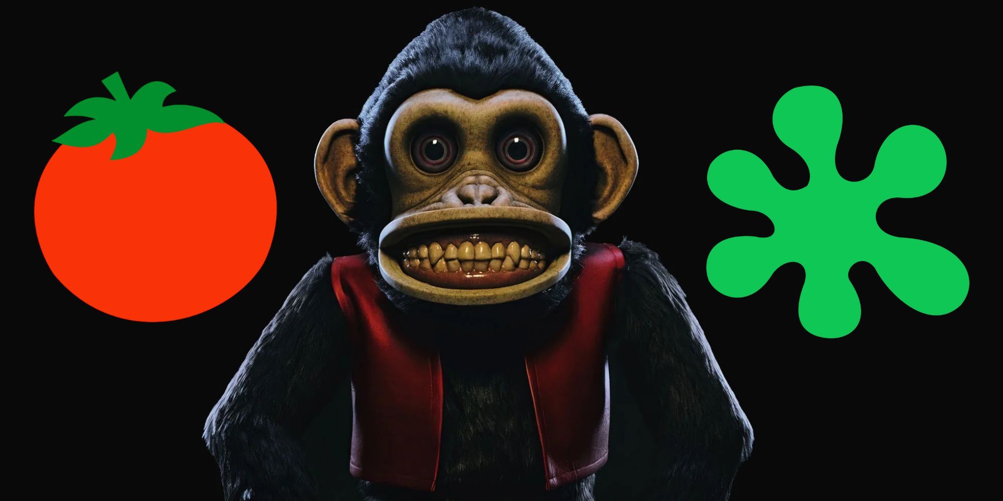 The Monkey with Rotten Tomatoes icons