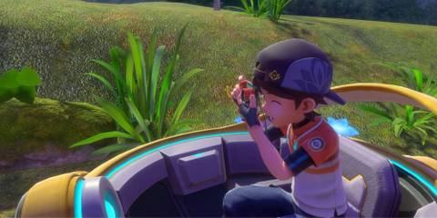 The player characters taking a photograph.