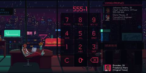 The Red Strings Club voice masking