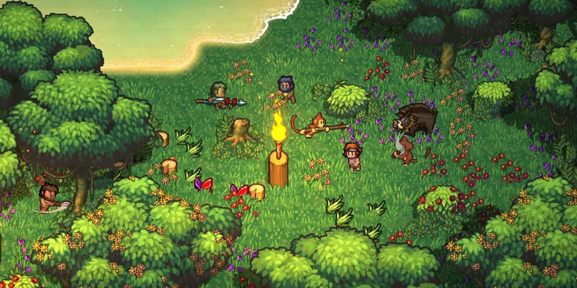 The Survivalists monkeys helping in combat