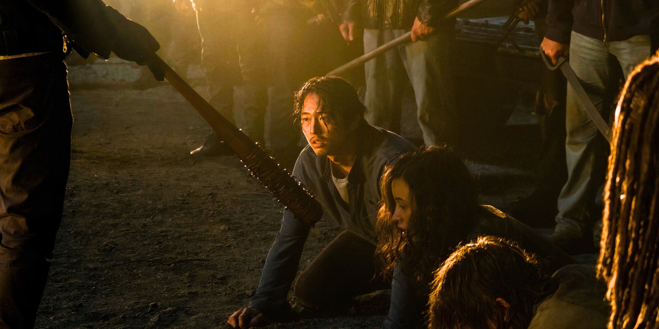 the walking dead glenn steven yeun season 7 