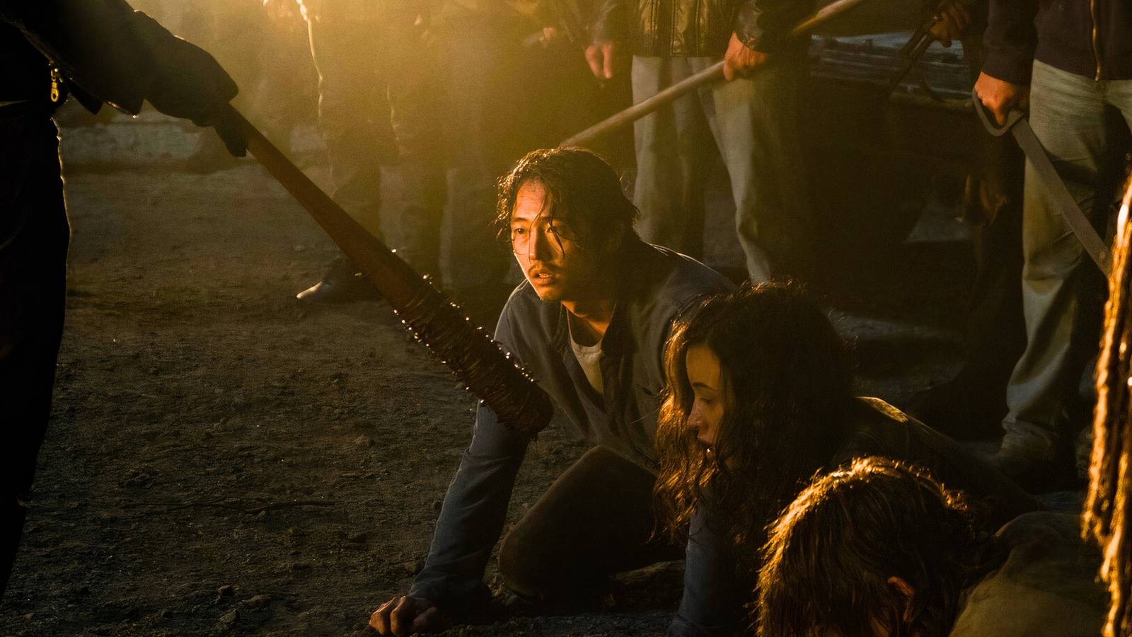 the walking dead glenn steven yeun season 7 