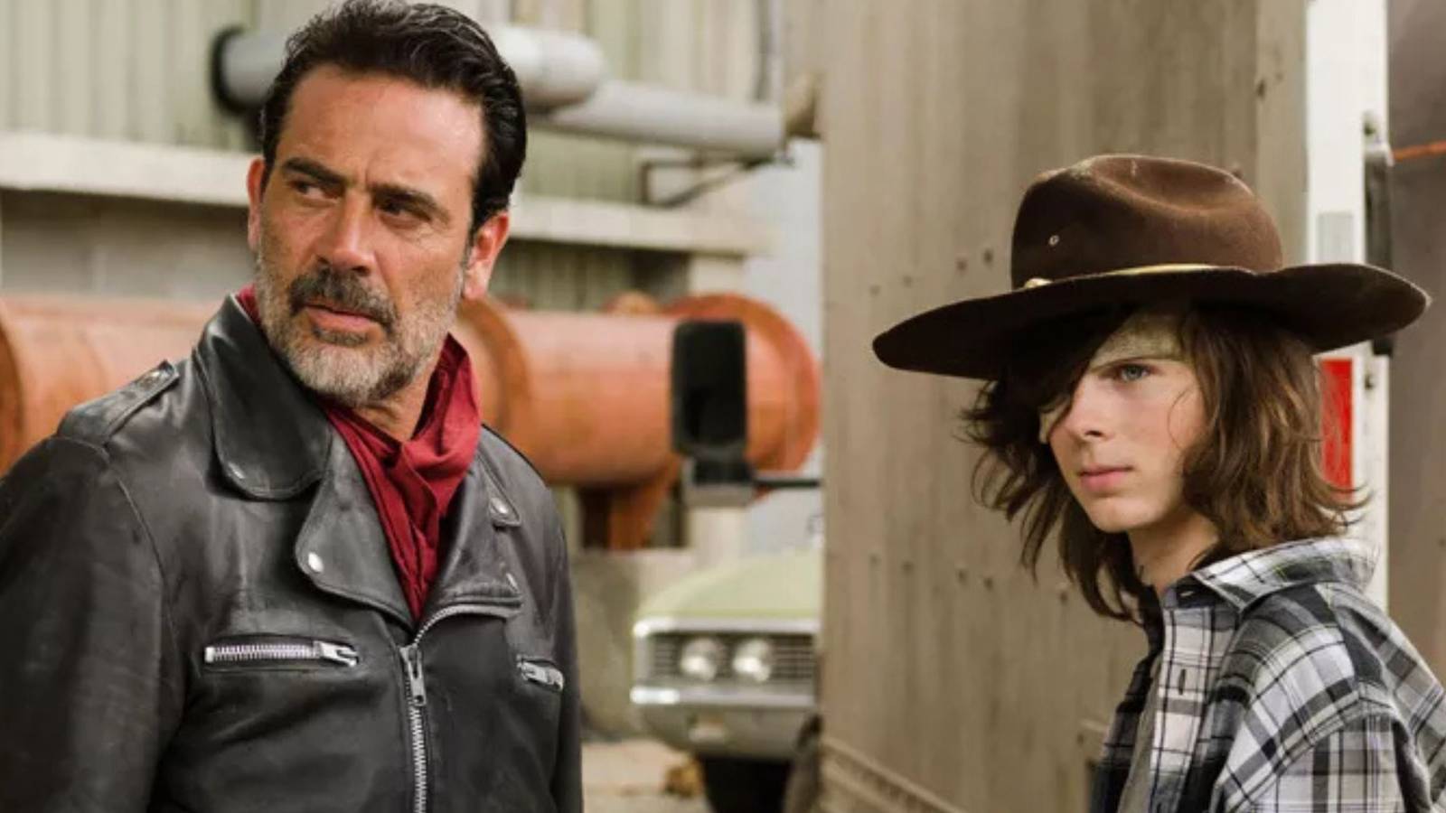 the walking dead negan and carl