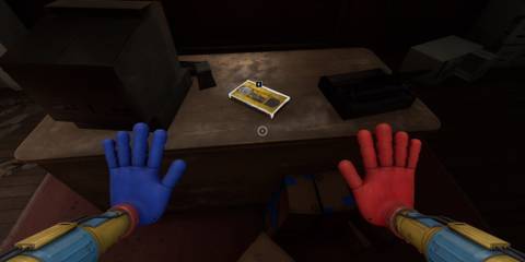 the yellow vhs tape that the player finds inside the medallion room in poppy playtime chapter 4