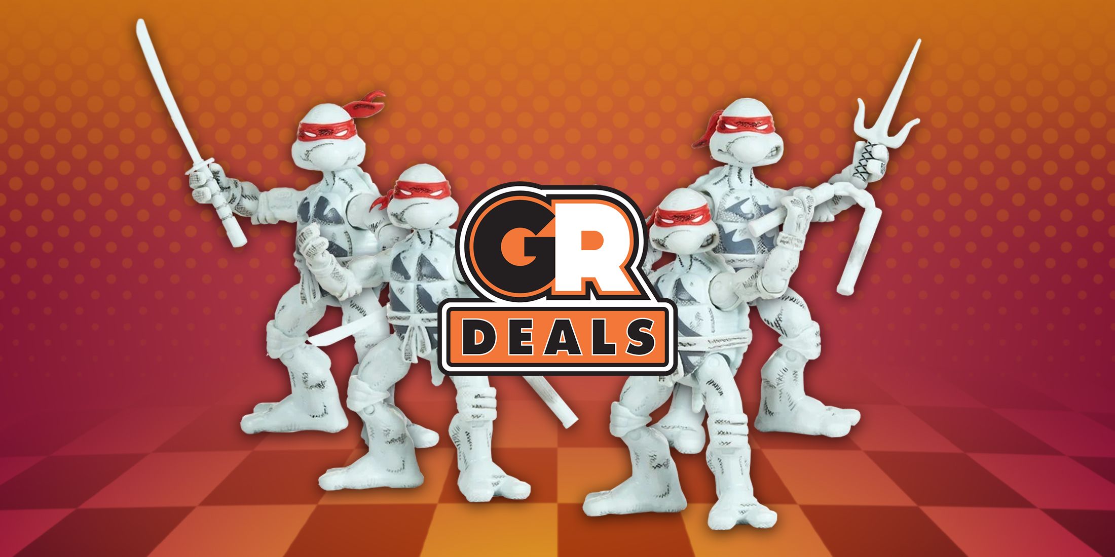 These Incredible Teenage Mutant Ninja Turtles: Black and White Comic Book Figures are 56% Off