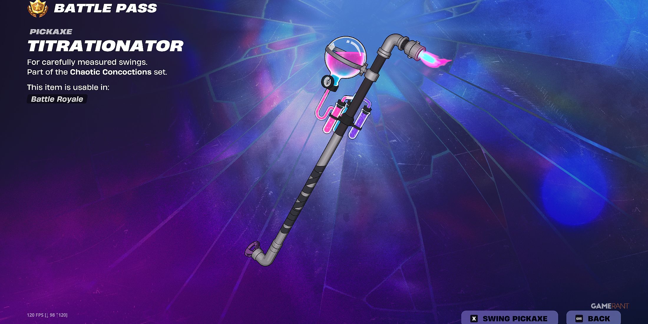 Titrationator in Fortnite