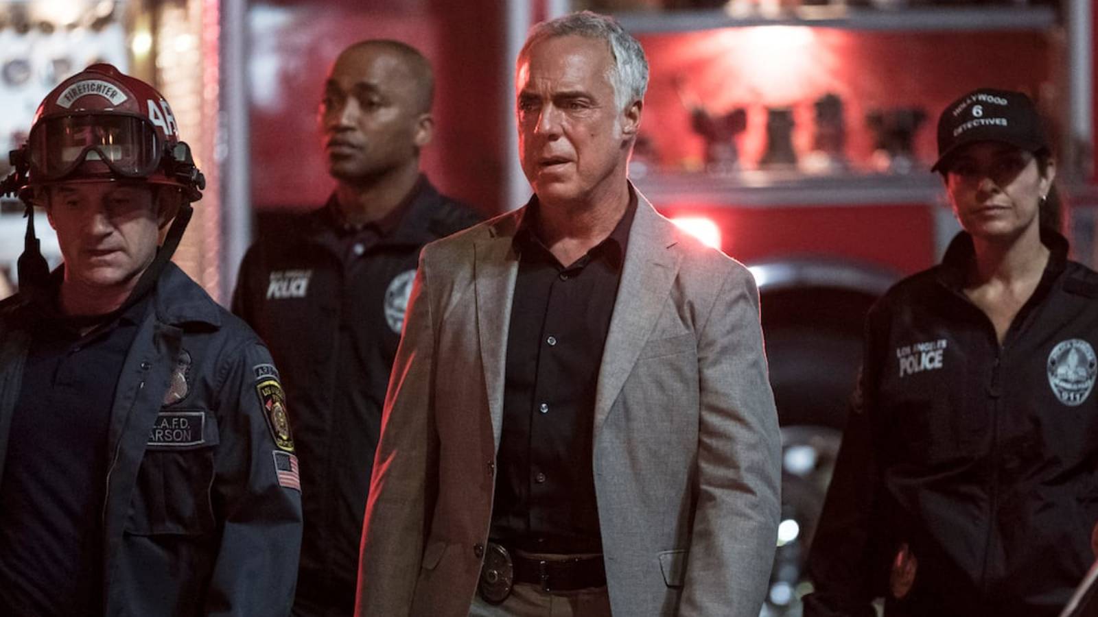 harry bosch at a crime scene