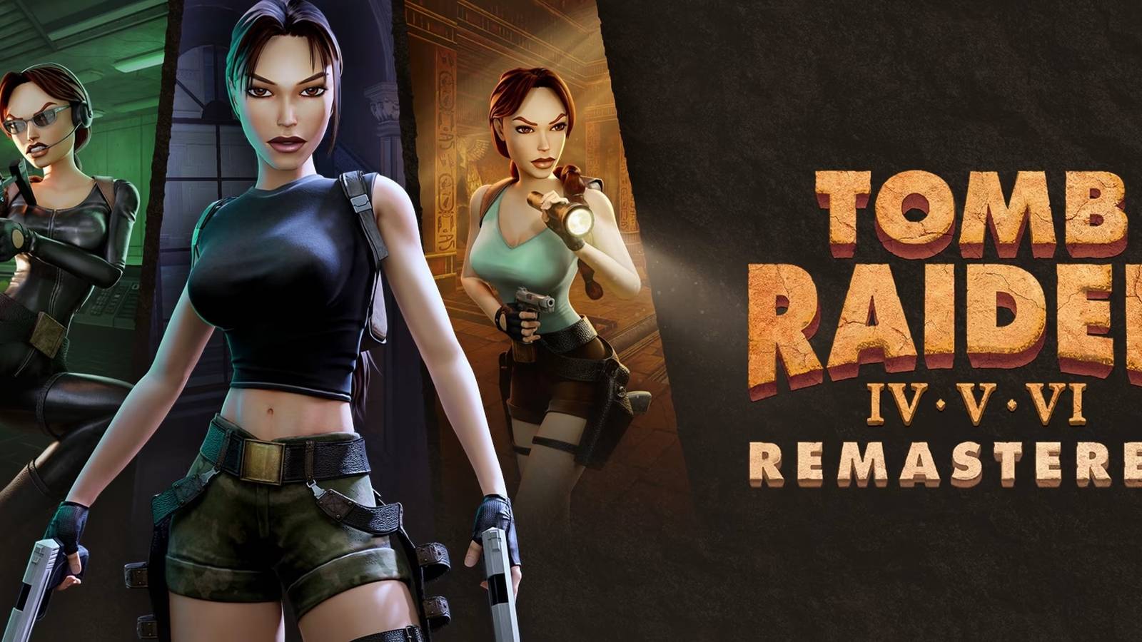 The key visual for Tomb Raider 4-6 Remastered