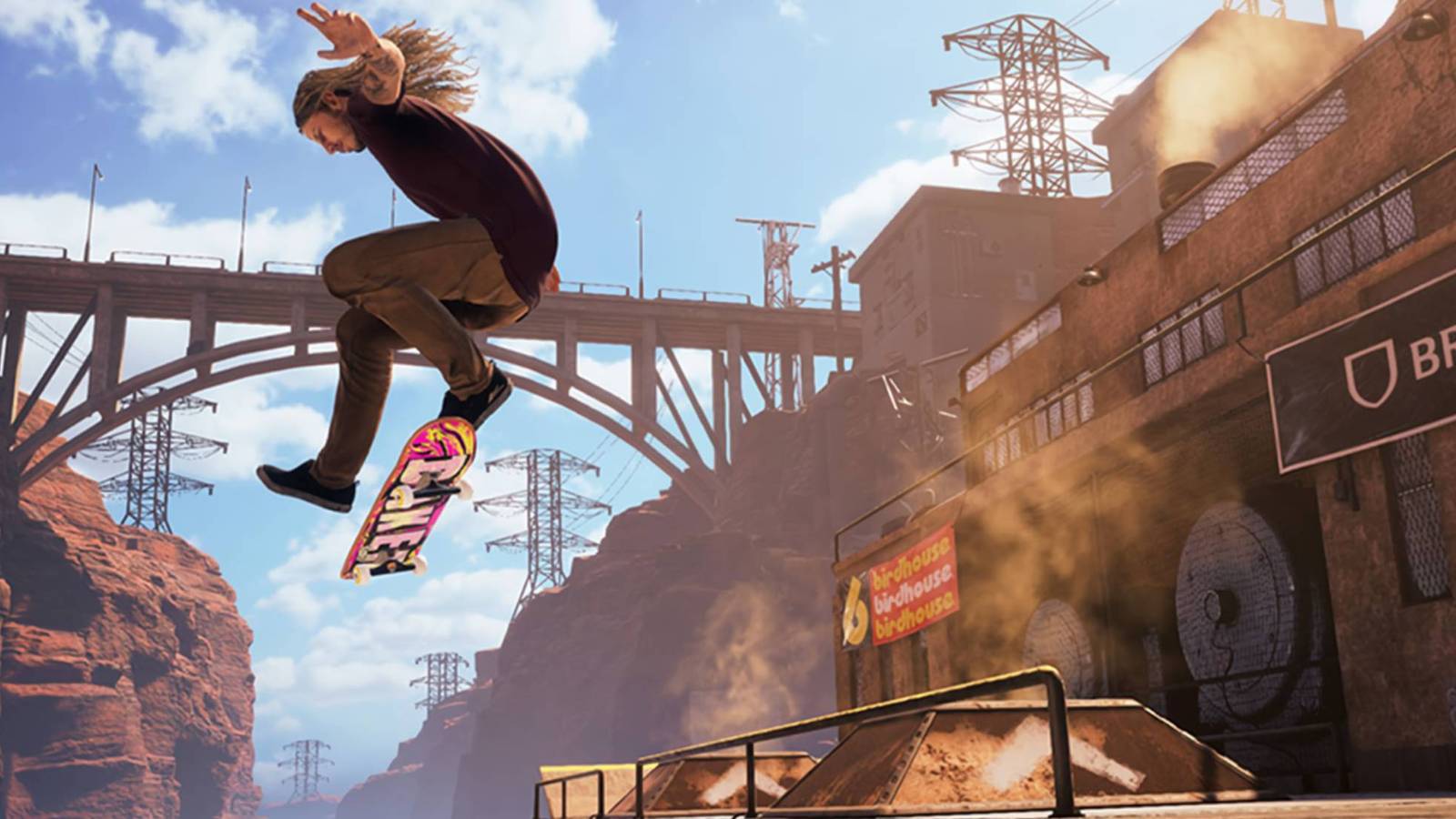 A screenshot from Tony Hawk's Pro Skater 1 + 2