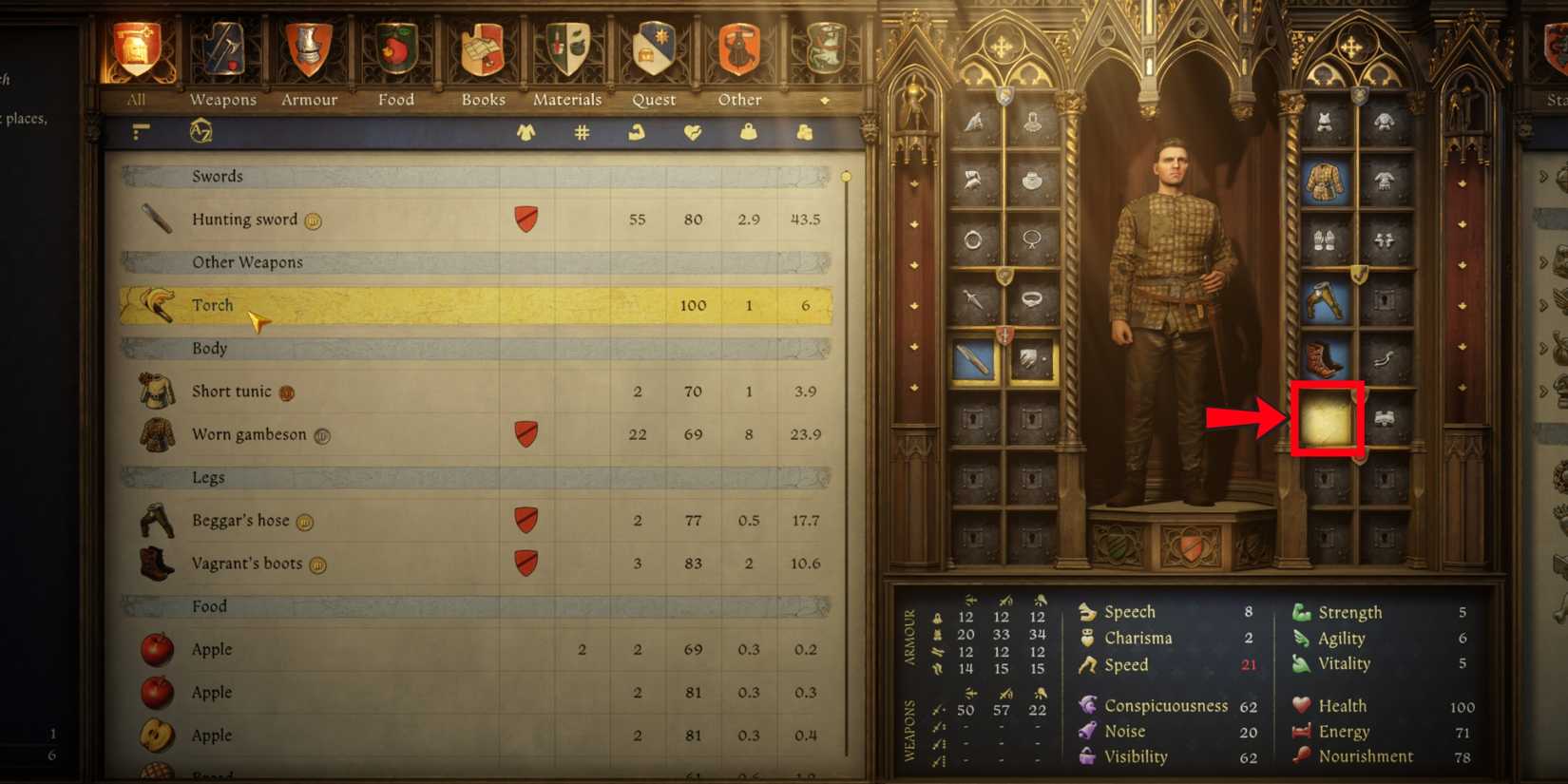 Torch Inventory How to Get and Equip Torches in Kingdom Come: Deliverance 2
