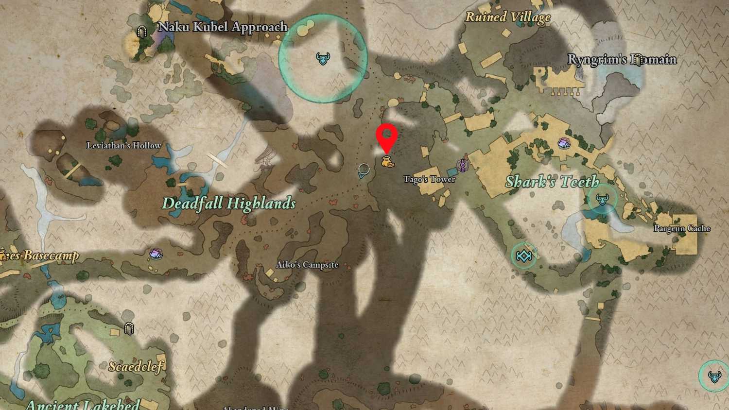 Onde encontrar o mapa do tesouro